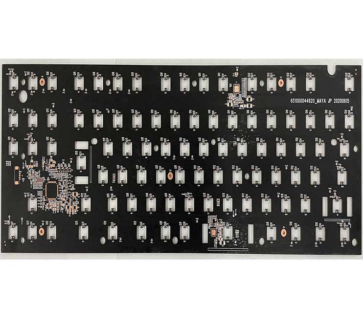 Keyboard: four layer OSP board